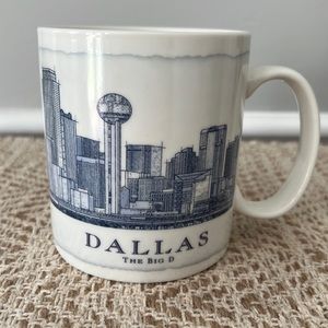 Vintage Starbucks Dallas Architecture Mug